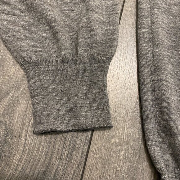 Brunello Cucinelli Cashmere Wool Blend V-Neck Sweater Size L - Picture 5 of 11